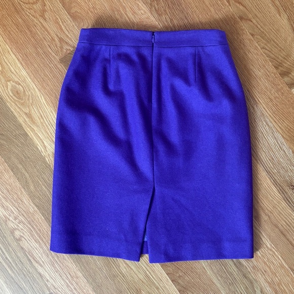 J.Crew purple pencil skirt - Picture 2 of 3